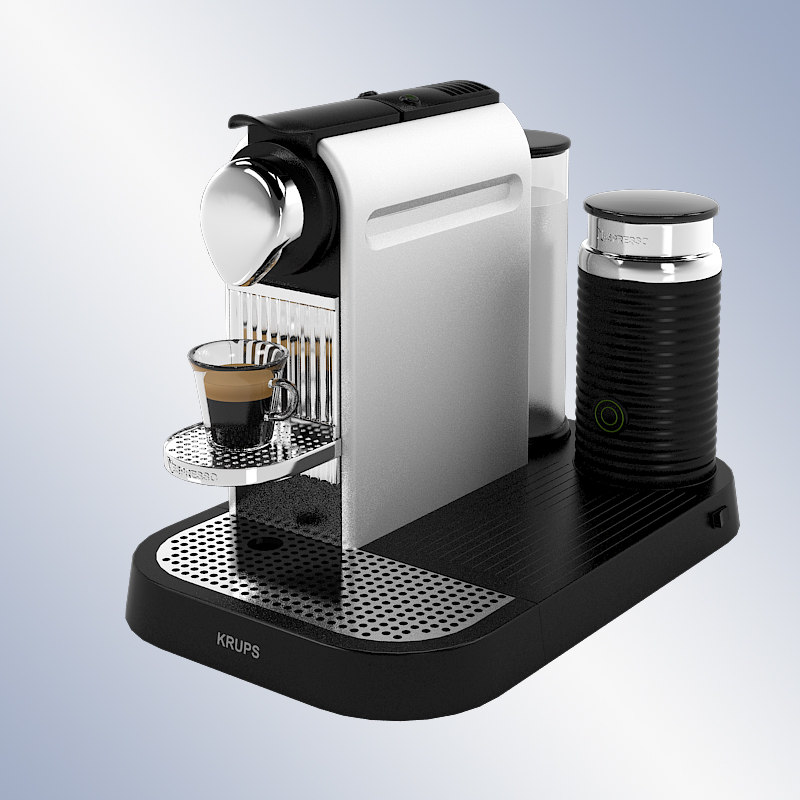 krups xn 7102 nespresso 3d model